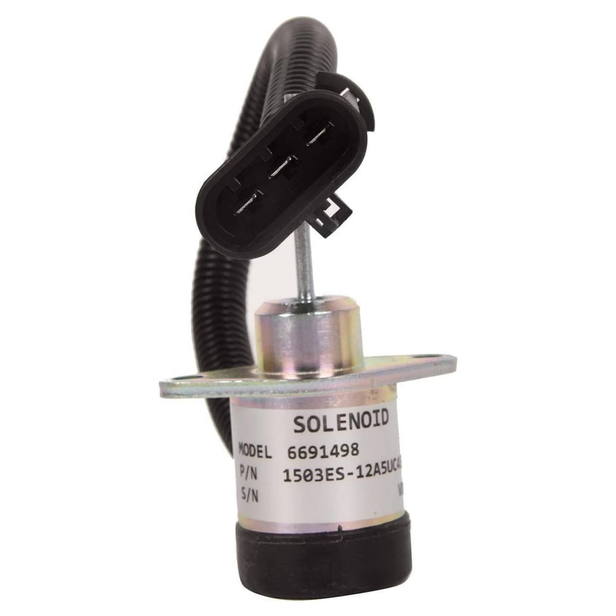 6691498 1503ES-12A5UC4S 1G925-60011 12V Shut Off Solenoid Stop Shutdown Solenoid for Bobcat S185 Skid Steer Kubota Engine