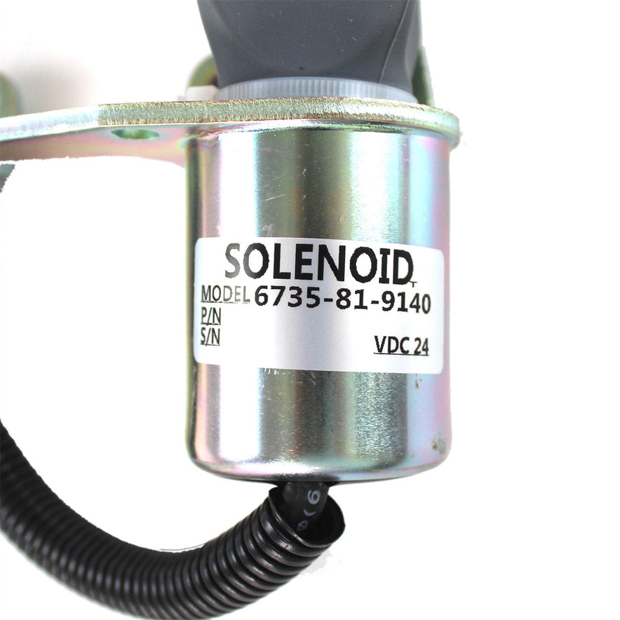 6735-81-9140 Shutdown Solenoid Valve for Cummins S6D102E SA6D102E Engine