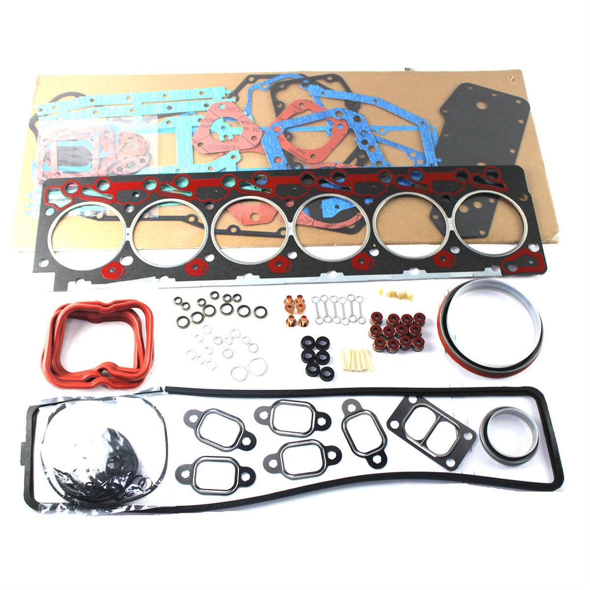 6B 6BT 6BTA Overhaul Gasket Set 12V for Cummins Engine Dodge Ram Pickup 5.9L
