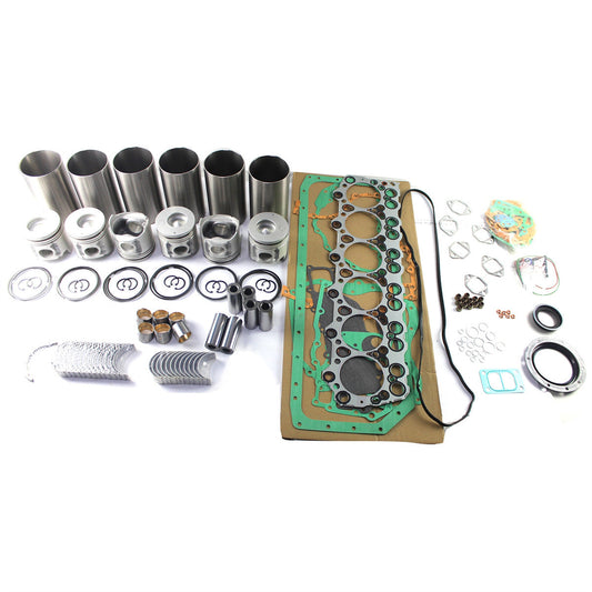 6D34 6D34T Engine Rebuild Kit for Kobelco SK200-5 SK200-6 SK230-6E Excavator