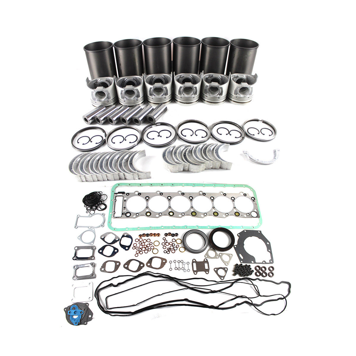 6HK1 6HK1T Engine Overhaul Rebuild Kit for Hitachi ZX330 EX356 Excavator