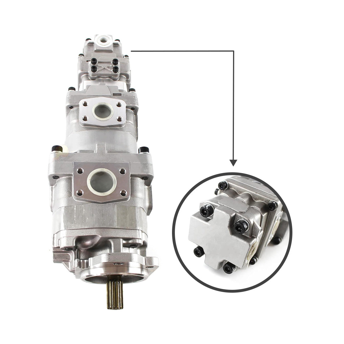 705-56-36040 Hydraulic Pump for Komatsu Wheel Loader WA250 WA250L WA250PT