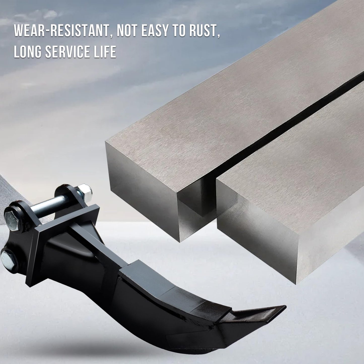 Mini Excavator Accessories Ripper, Single Hook Backhoe, Span: 3.54in,Hole Diameter: 0.98in,Center Wheelbase: 3.46in, Suitable for Mini Excavators for 1 to 1.5 Tons