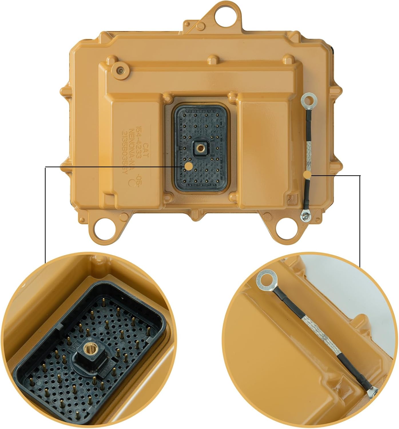 1544233 Engine Control Module with Programming for Caterpillar 216B 226B 228B 232B 236B 242B 246B 247B 248B 252B 257B 262B 267B 268B 277B 287B Slip Loader Ecm154-4233 10R-8097