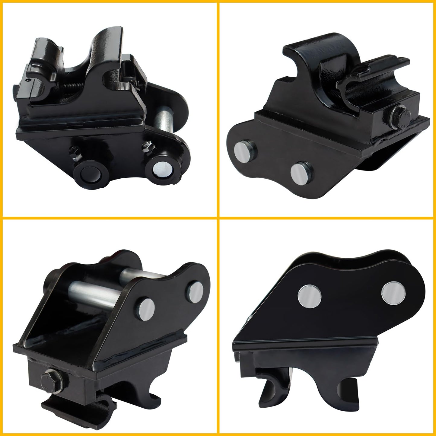 Mini Excavator Attachments Mechanical Quick Change Hitch for Small Digger Quick Coupler Fit Most of up to 3 tons Excavators