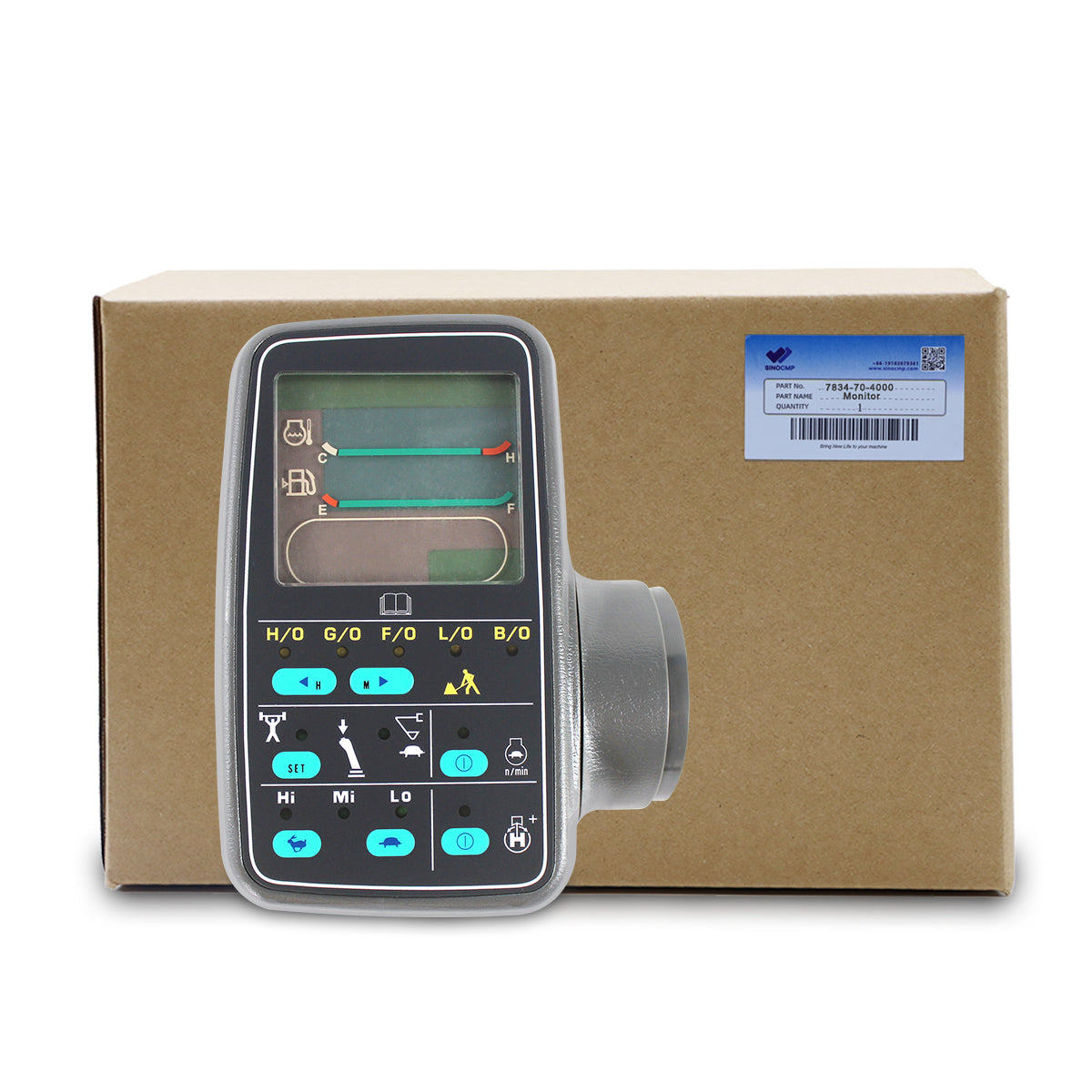 7834-70-4000 Monitor Display Panel for Komatsu PC100-6 PC120-6 PC130-6
