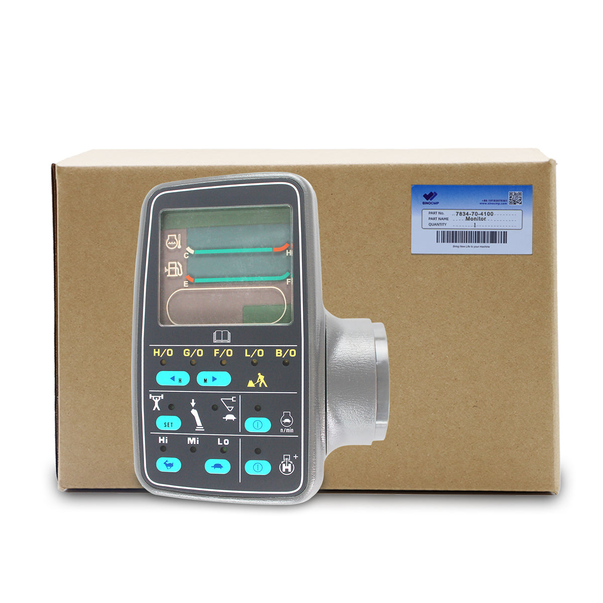 7834-70-4100 Monitor for Komatsu Excavator PC100-6 PC120-6