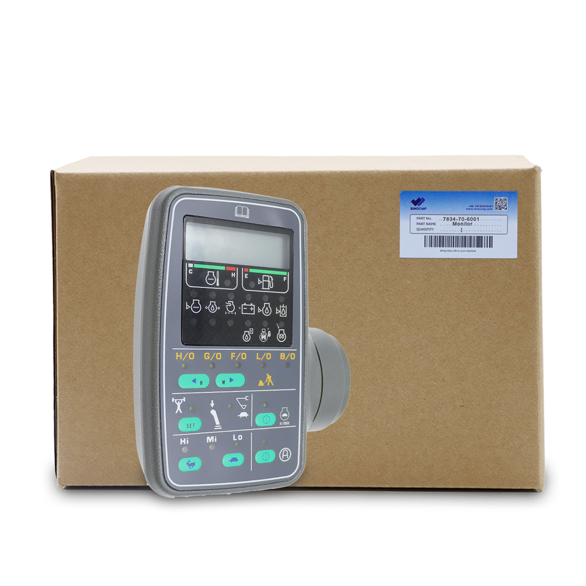 7834-70-6001 7834-70-6002 Monitor Display Panel for Komatsu PC100-6 PC230-6