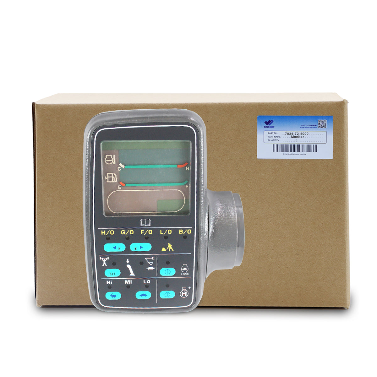 7834-72-4000 Monitor Display Panel for Komatsu Excavator PC200-6 PC200LC-6