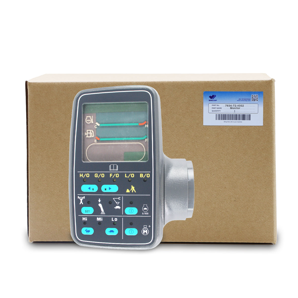 7834-72-4002 Monitor Display Panel for Komatsu PC200-6 PC210-6 PC230-6