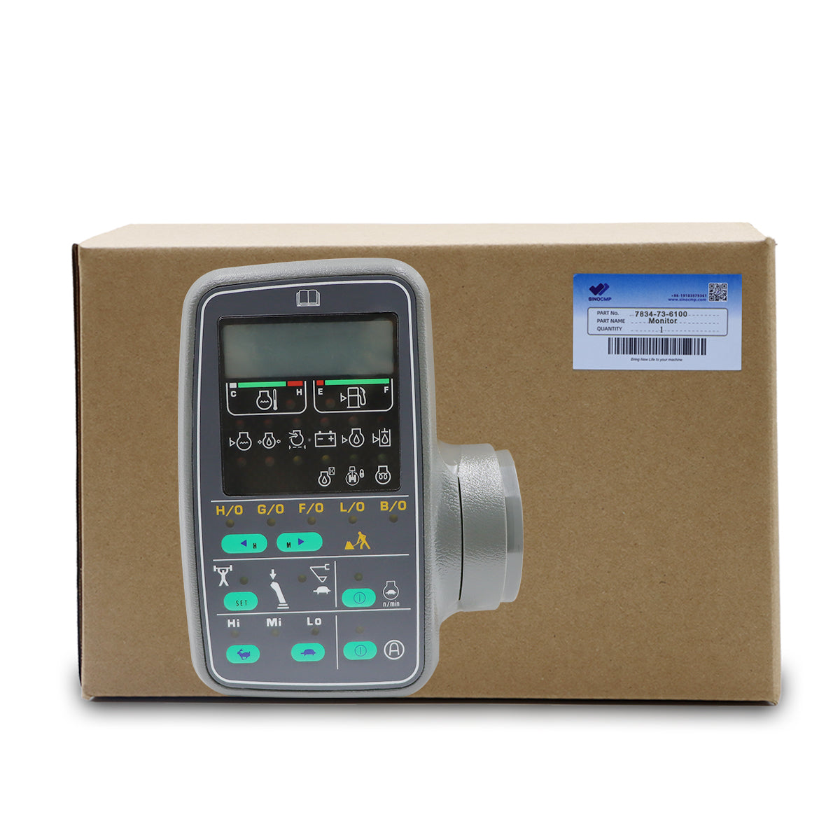 7834-73-6100 Monitor Display Panel for Komatsu Excavator PC300-6 PC300LC-6 PC400-6