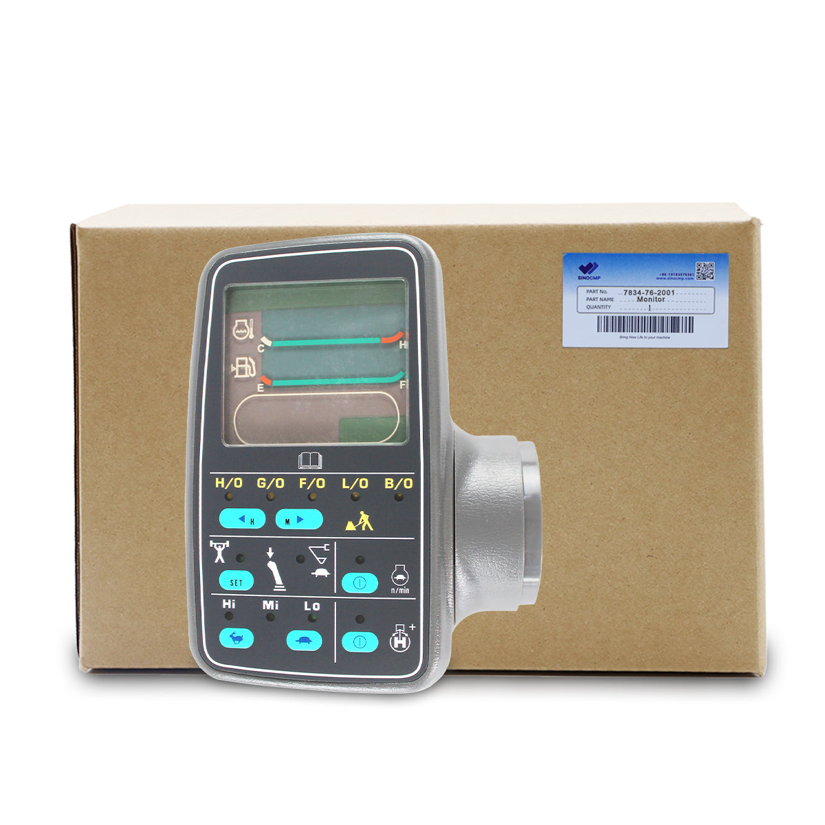 7834-76-2001 Monitor Display Panel for Komatsu PC100-6 PC130-6 PC120-6