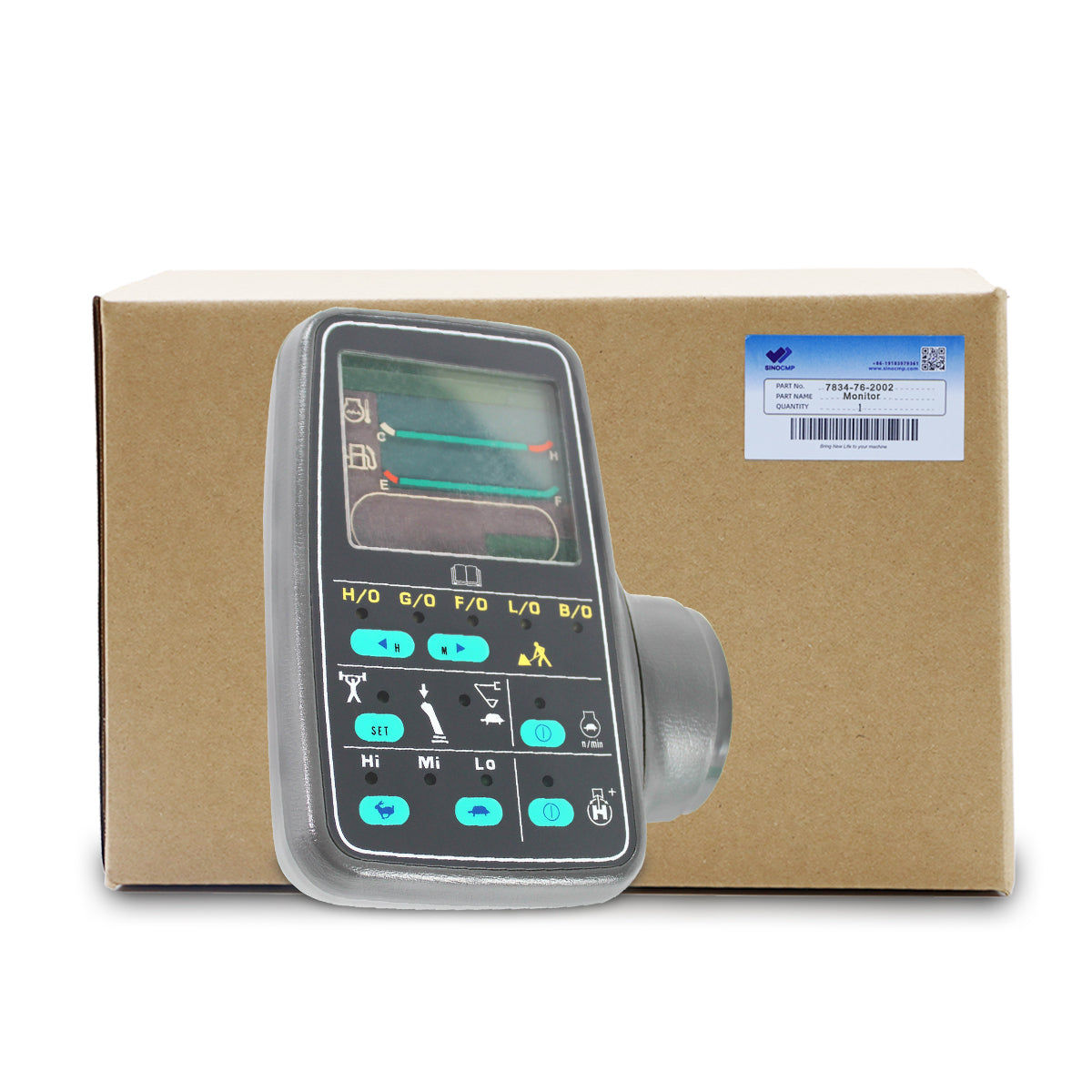 7834-76-2002 Display Panel Monitor for Komatsu PC100L-6 PC120-6 PC130-6