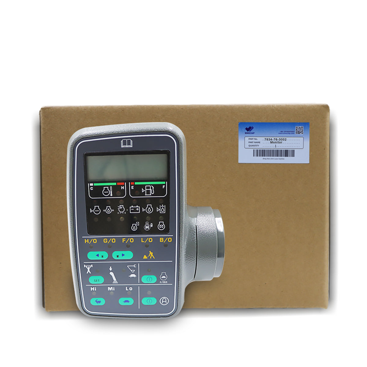 7834-76-3002 6D102 Monitor Display Panel for Komatsu  PC200-6 PC230-6 PC350-6