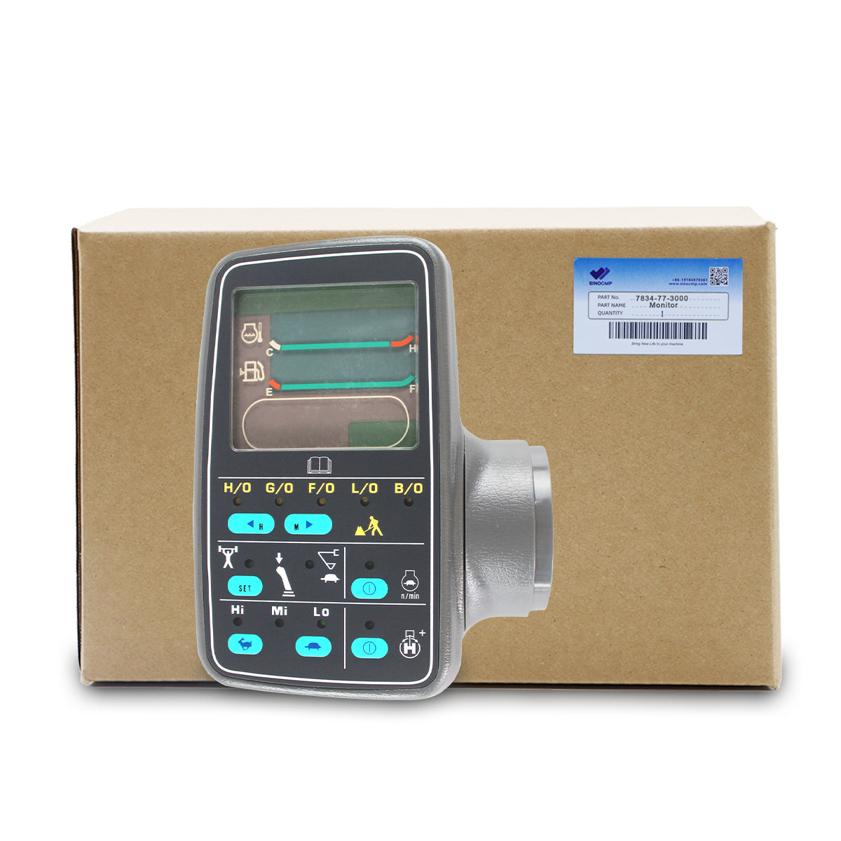 7834-77-3000 6D95 Display Panel Monitor for Komatsu PC200-6 PC220-6 PC230-6