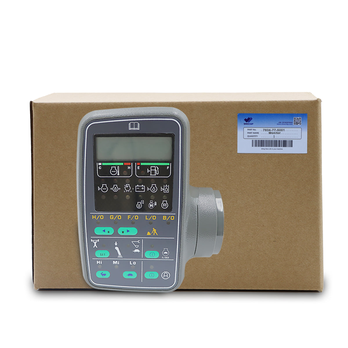 7834-77-5001 Monitor Screen for Komatsu Excavator PC750LC-6 PC800-6