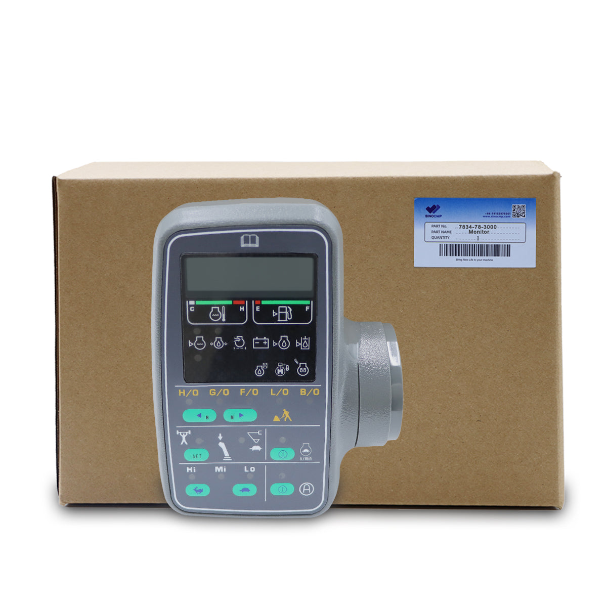 7834-78-3000 Monitor Display for Komatsu Excavator PC210-6 PC240-6