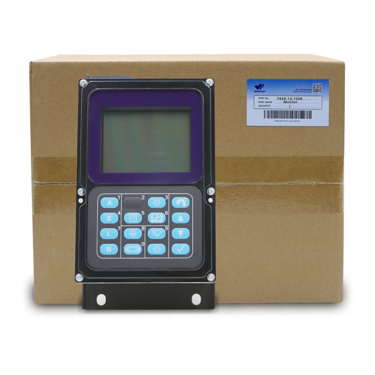 7835-12-1006 Monitor Display Panel for Komatsu PC160-7 PC180-7 PC180NLC-7