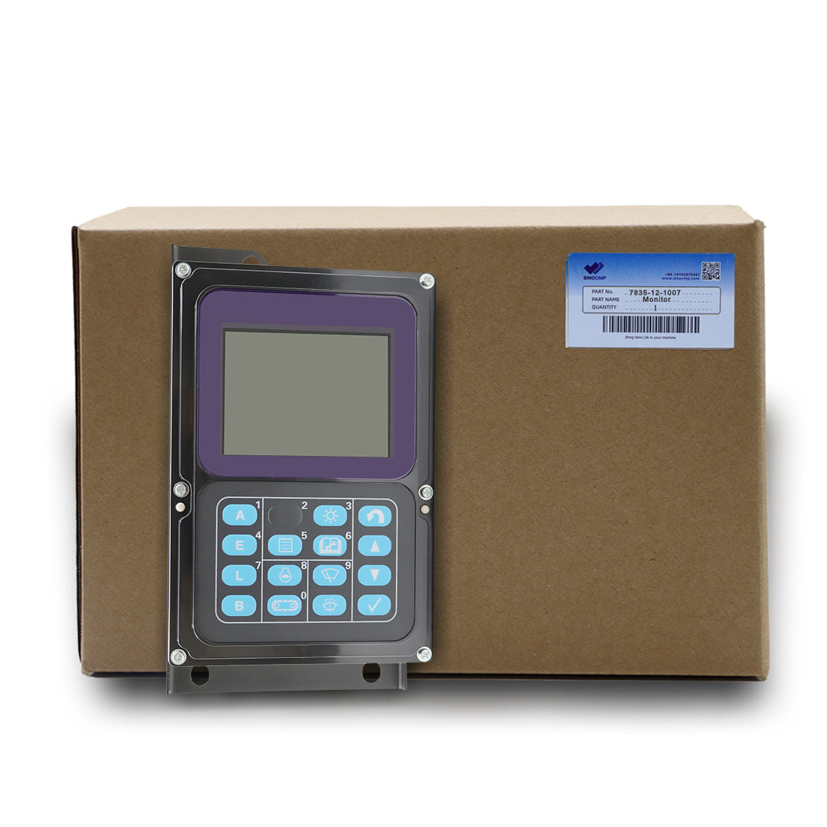 7835-12-1007 Monitor Display Panel for Komatsu PC200-7 PC220-7 PC240-7