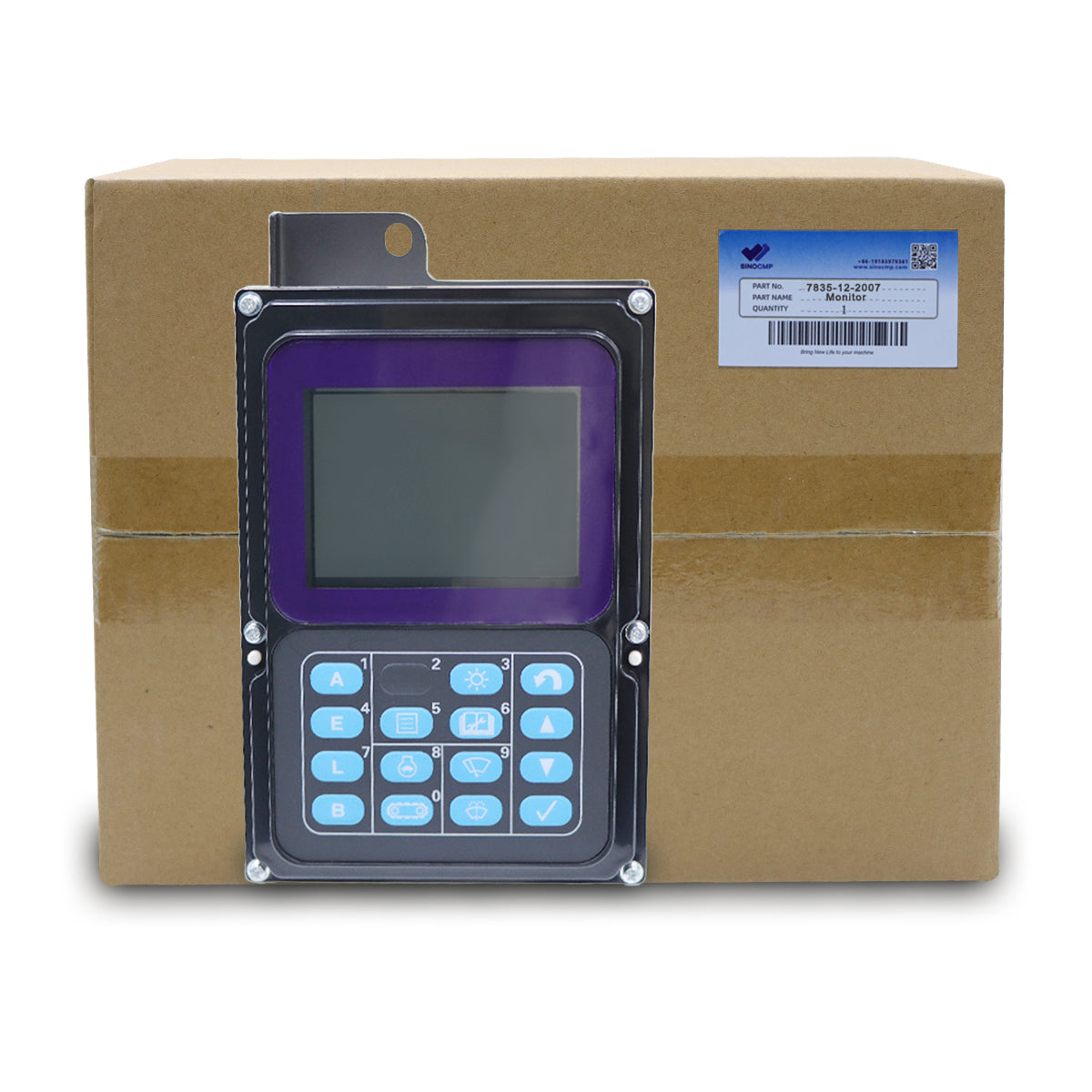 7835-12-2007 7835-12-2008 Gauge Cluster Monitor for Komatsu PC400-7 PC400LC-7