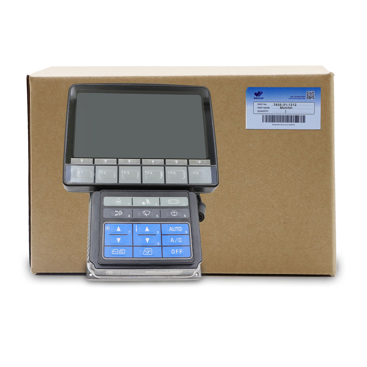 7835-31-1212 Monitor for Komatsu Excavator PC200-8 PC220-8 PC270LC-8