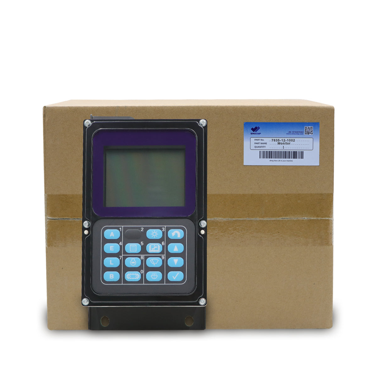 7835-12-1002 Monitor Display Panel for Komatsu PC200-7 PC210-7 PC300-7