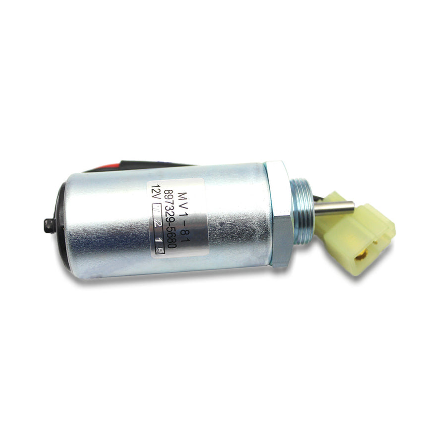 897329-5680 MV1-18 12V Fuel Shutoff Solenoid for Hitachi EX50U Isuzu 4LE1