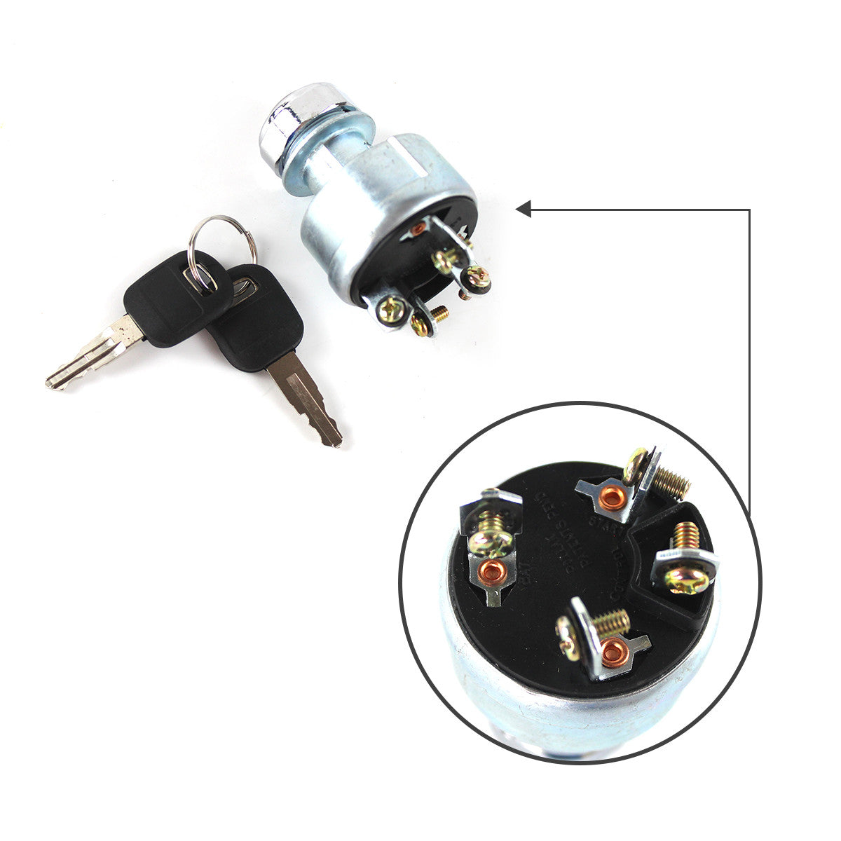 9G-7641 Ignition Switch for Cat E320C D250E D300E Excavator