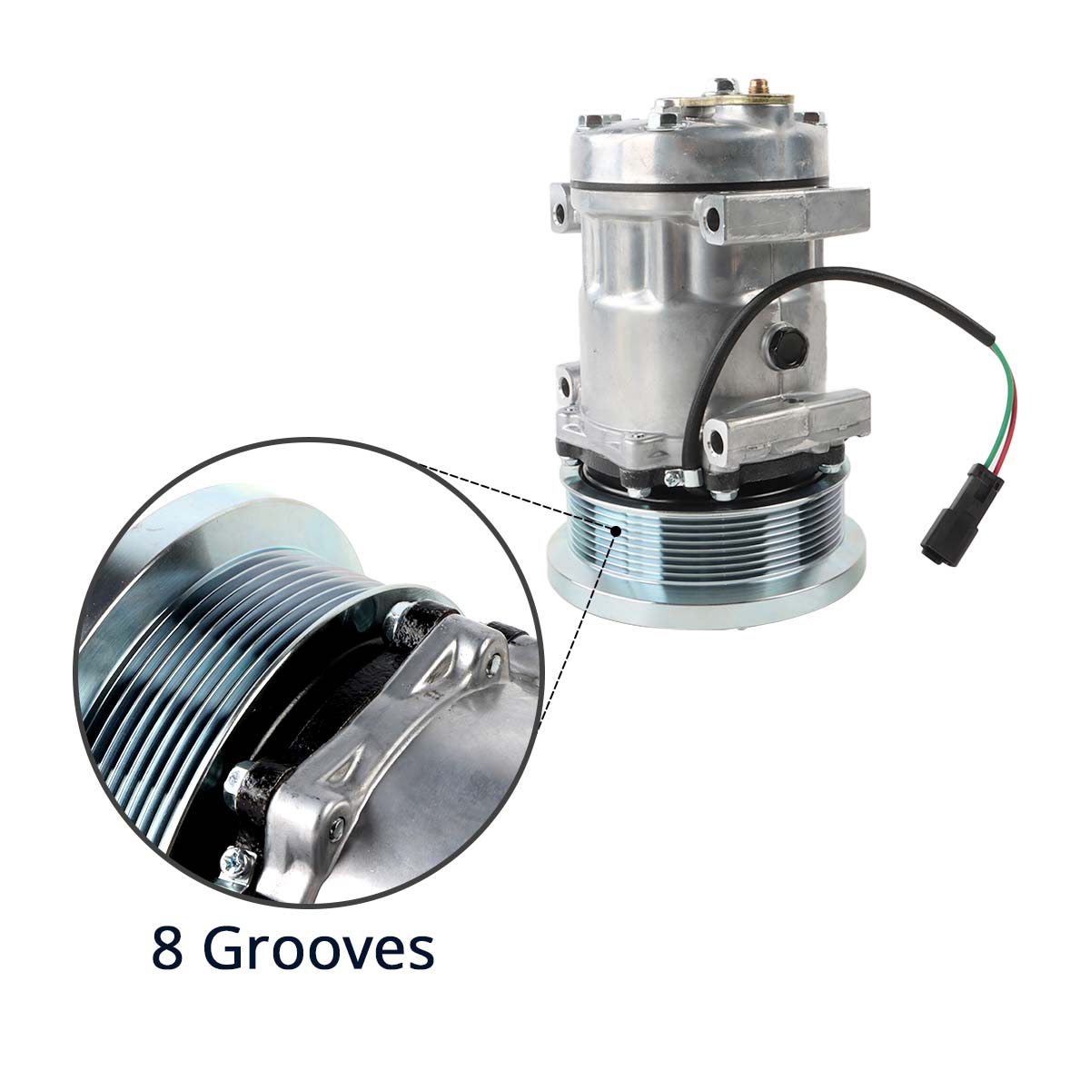 A/C Compressor 218-0324 2180324 24V for Caterpillar CAT Excavator E345B E365B