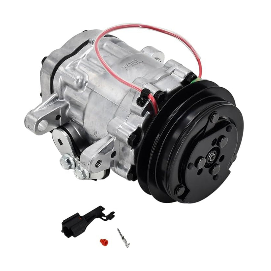 A/C Compressor KHR3536 4615804 22L-979-2200 22L-979-2211 for John Deere Komatsu Hitachi Excavators