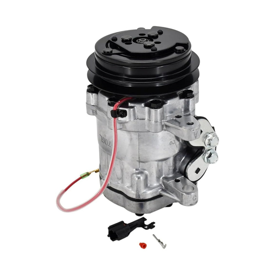 A/C Compressor KHR3536 4615804 22L-979-2200 22L-979-2211 for John Deere Komatsu Hitachi Excavators