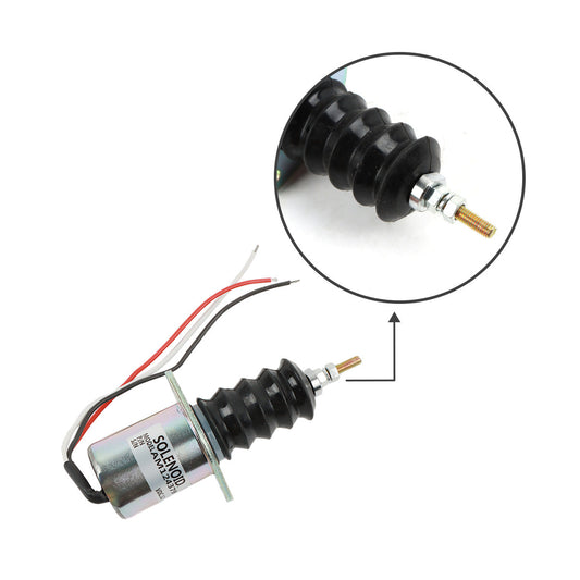 AM102863 12V Fuel Shutdown Solenoid Valve for John Deere 675B 7775 575 4475 675 570 5575 F935 6675 955