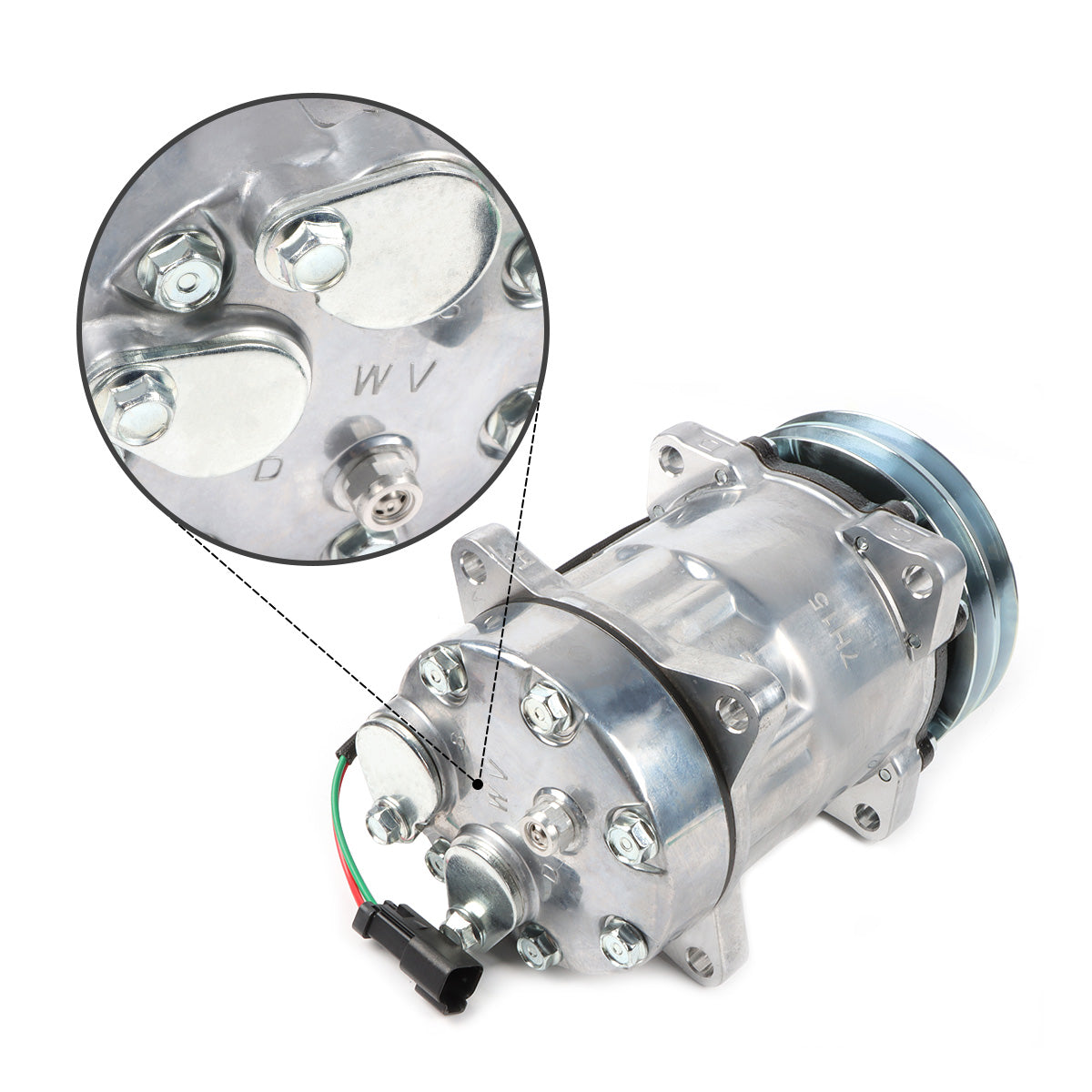 SD7H15 A/C Compressor 14649606 15082742 for Volvo Excavators Loaders