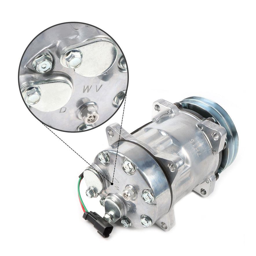 SD7H15 A/C Compressor 14649606 15082742 for Volvo Excavators Loaders