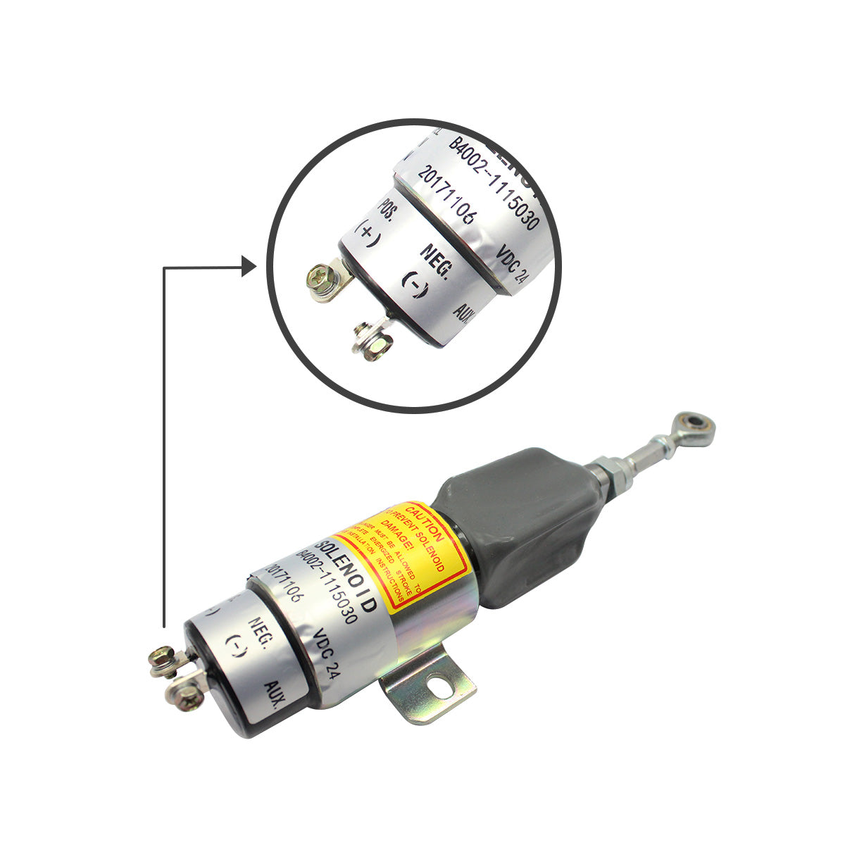 B4002-1115030 24V Stop Solenoid Valve for Komatsu PC60-7 PC200-7