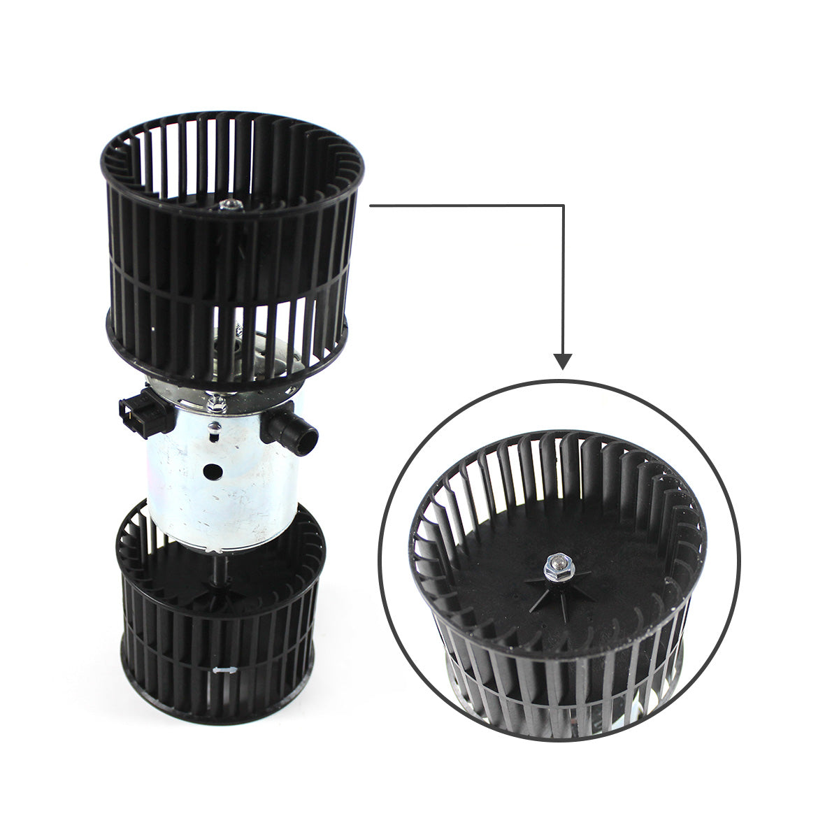 Y-SSMZ113-12 Blower Motor for Hitachi Excavator ZAX70 ZX70 ZX60 ZX80