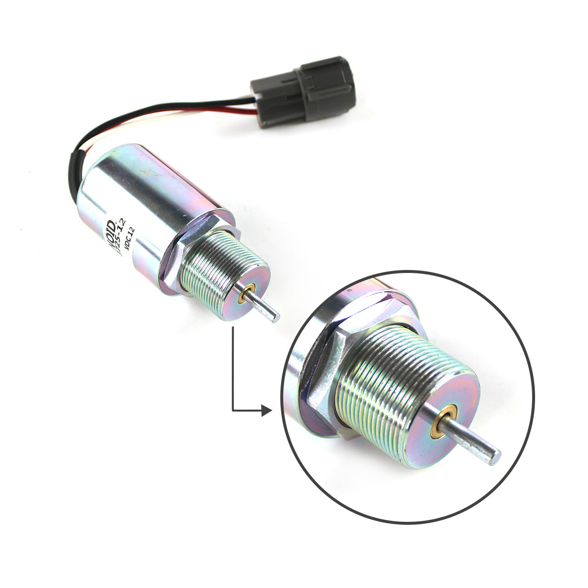 Stop Solenoid SA-3725-12 for Mitsubishi L2E L3E S3L S4L Engine SDMO Volvo Toro 12Vdc