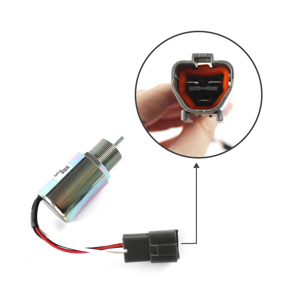 Stop Solenoid SA-3725-12 for Mitsubishi L2E L3E S3L S4L Engine SDMO Volvo Toro 12Vdc