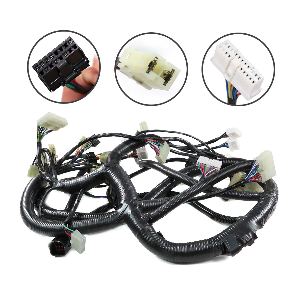 Cab Main Wiring Harness 530-00411 for Doosan Daewoo DX340 Excavator