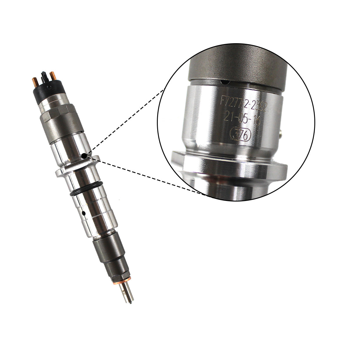 Common Rail Fuel Injector 0445120272 5263305 for Case Cummins QSC8.3 8.3L Komatsu