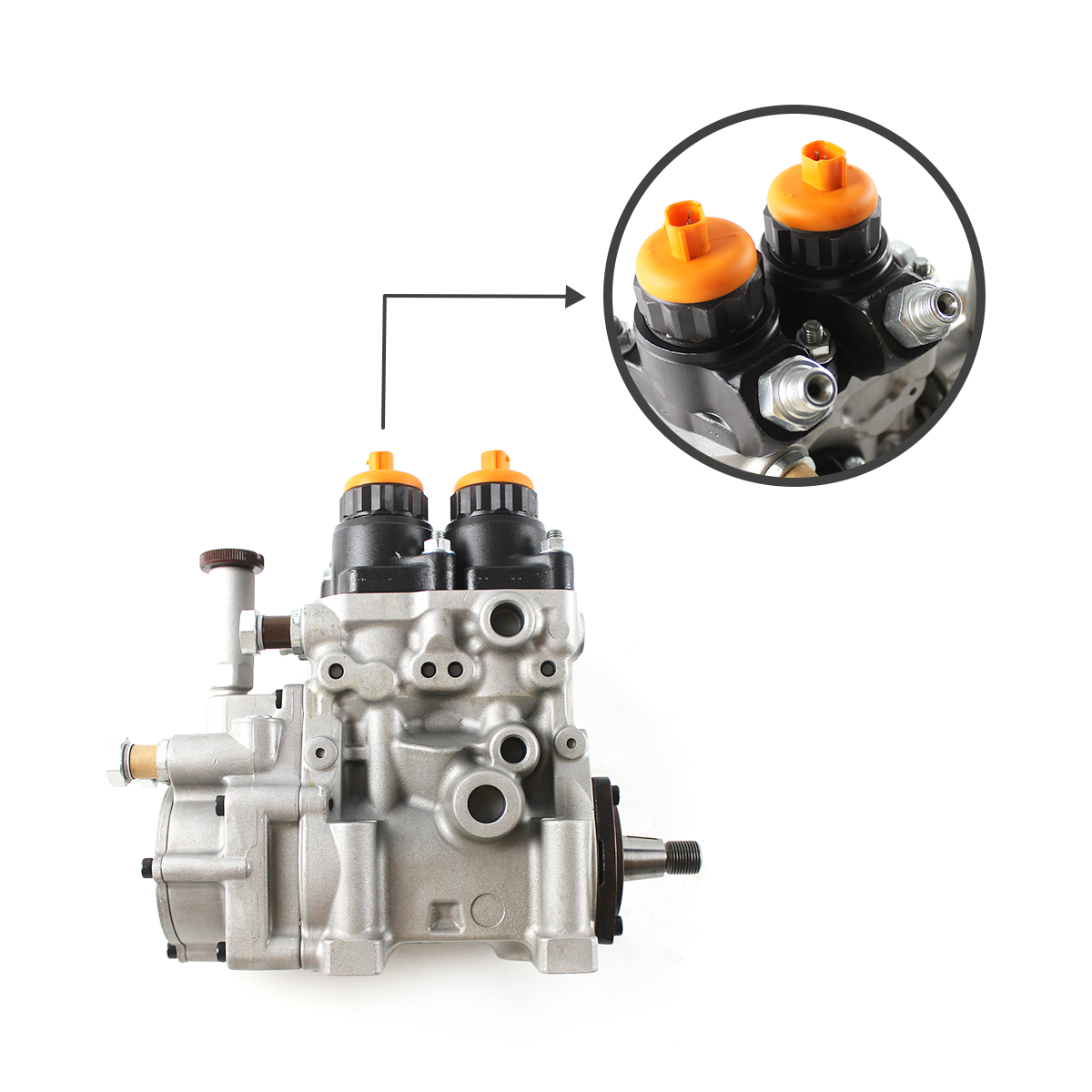 094000-0383 6156-71-1110 Diesel Fuel Pump for Komatsu 6D125 PC400-7 Excavator