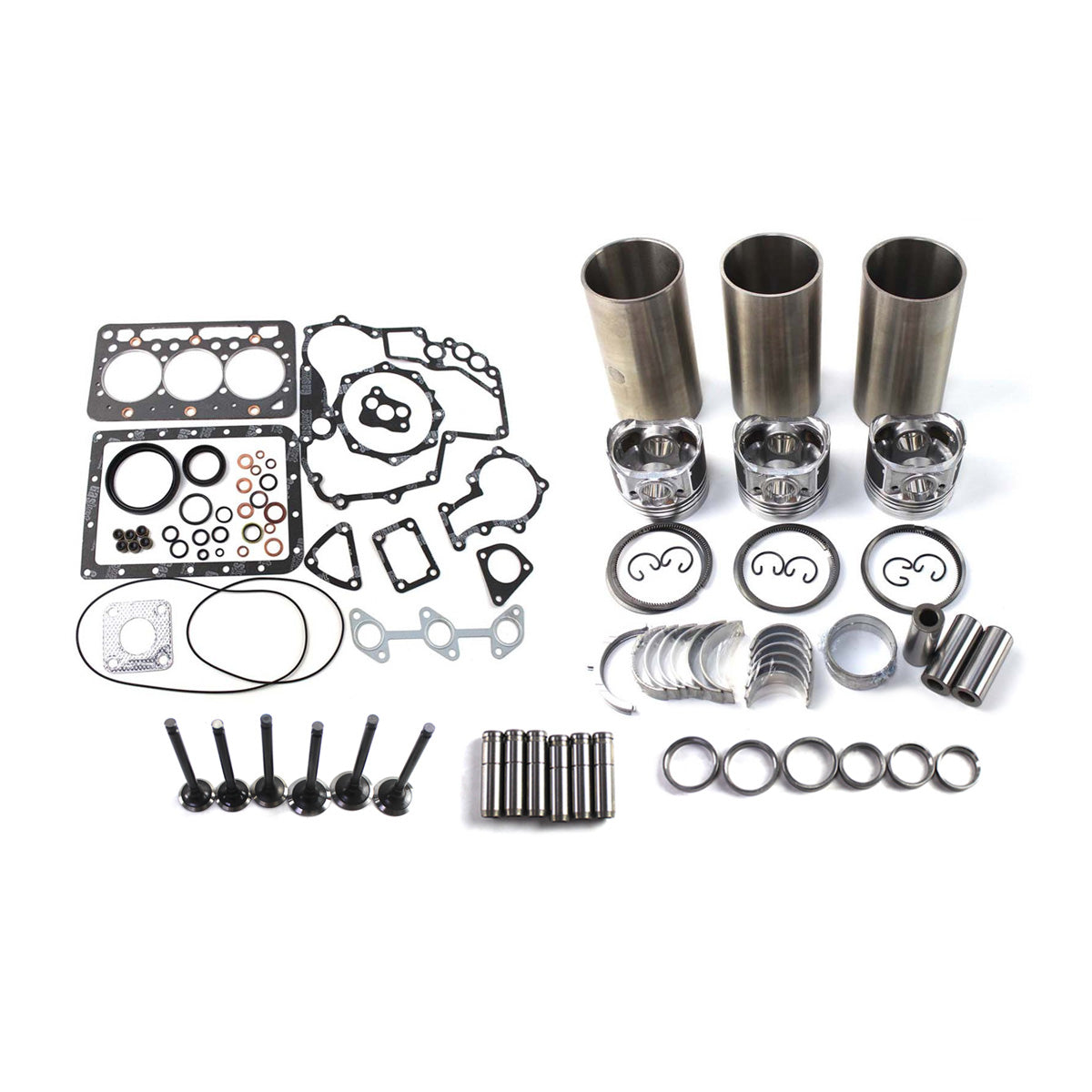 BeyongParts? D722 D722EBH D722E Engine Overhaul Rebuild Kit for Kubota Tractor Forklift Parts