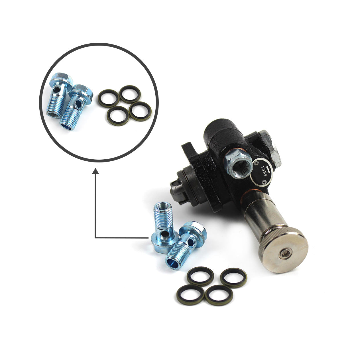 Fuel Feed Pump 400908-00026 for Doosan DB58TIS Isuzu 4BG1 Engine
