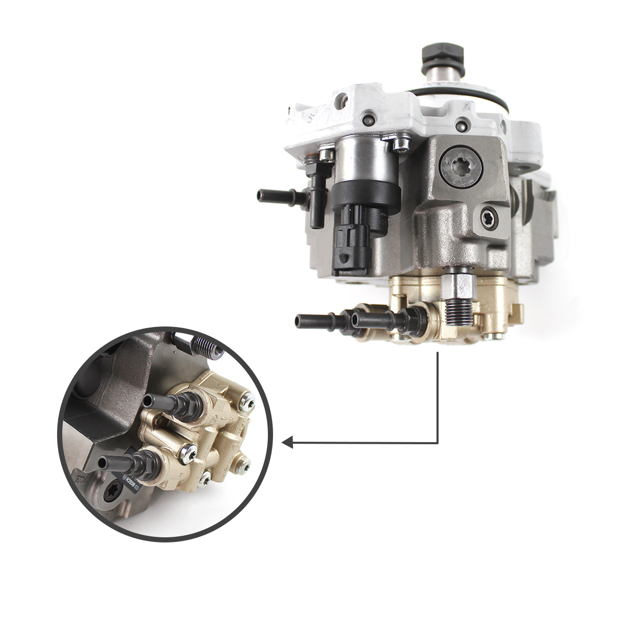 5256607 4988593 0445020122 Fuel Injection Pump for Cummins QSB6.7 QSB4.5 Engine