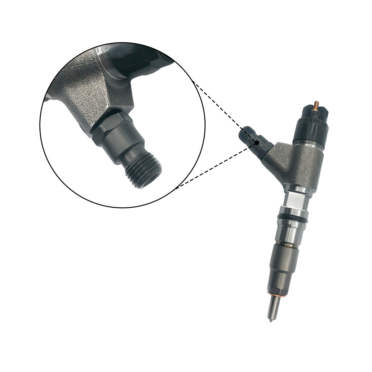Fuel Injector 0445120348 for Caterpillar CAT C7.1 Engine E320D2 Excavator