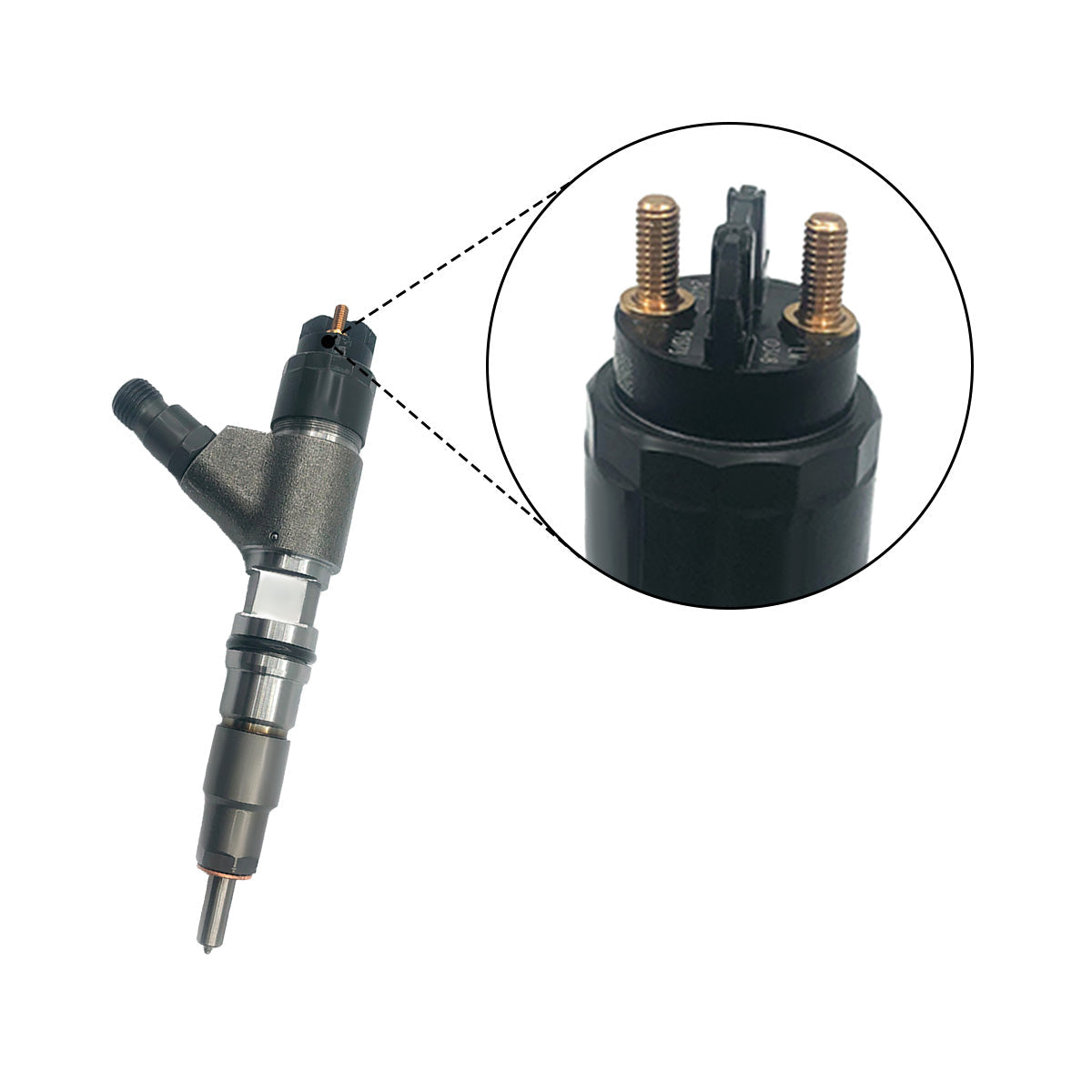 Fuel Injector 0445120348 for Caterpillar CAT C7.1 Engine E320D2 Excavator