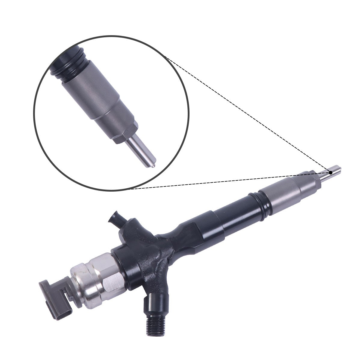 Fuel Injector 095000-7500 1465A729 for Mitsubishi Excavator Wheel Loader Truck 4M41 Engine