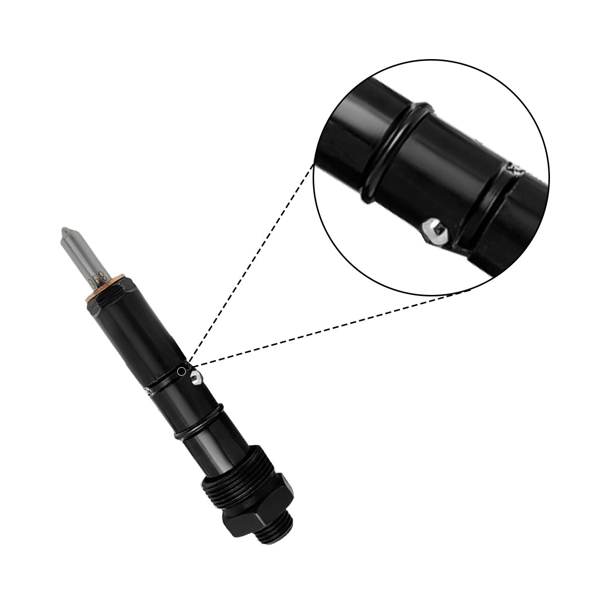 Fuel Injector 6738-11-3090 for Komatsu PC200-7 Excavator 4D102 6D102 Engine
