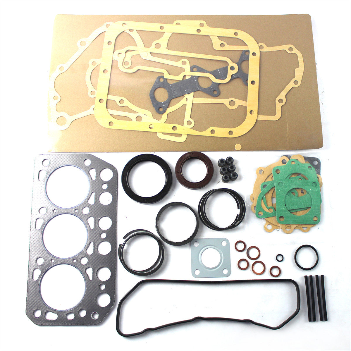 K3D Diesel Engine Gasket Kit for Mitsubishi Tractor Mini-Excavator and Loader