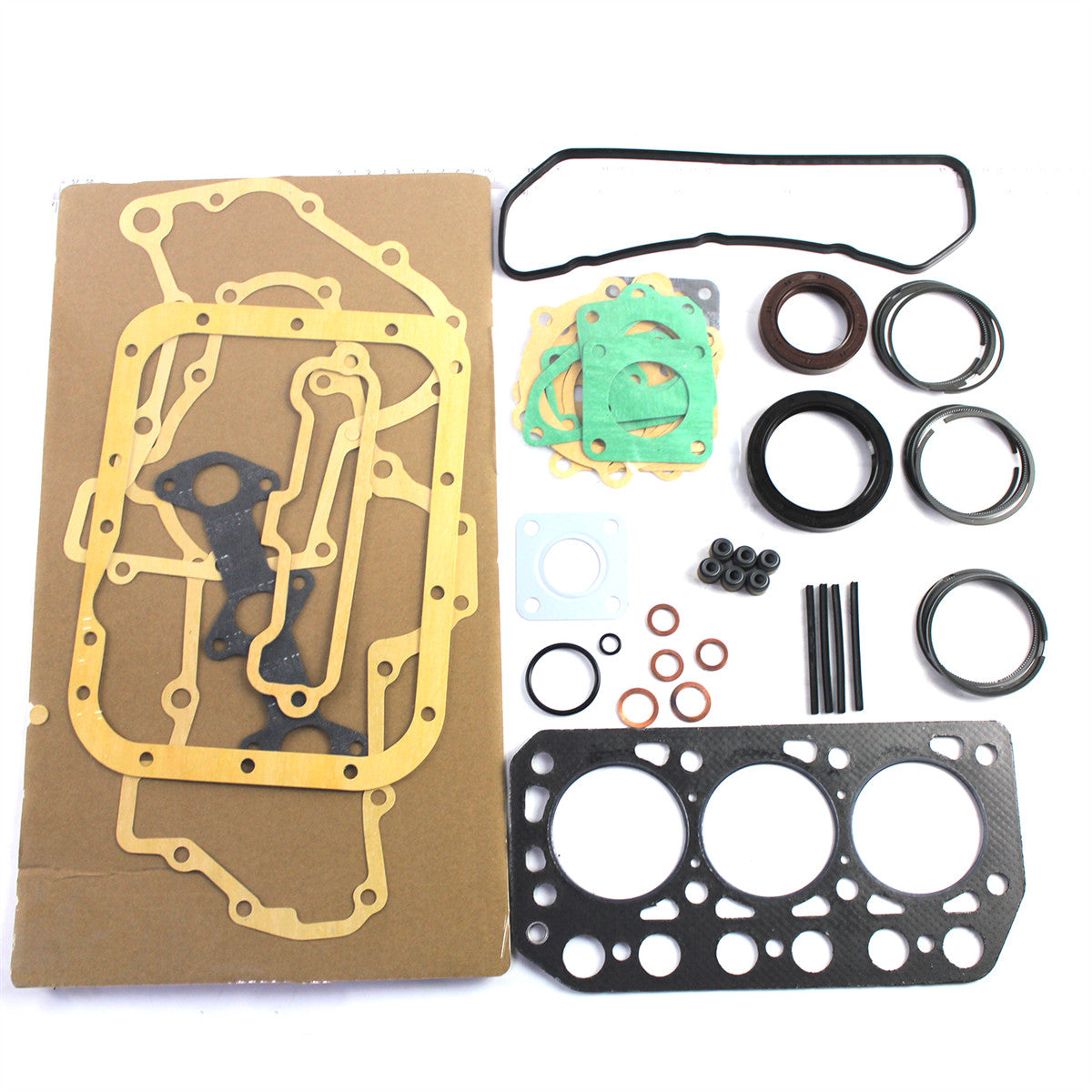 K3D Diesel Engine Gasket Kit for Mitsubishi Tractor Mini-Excavator and Loader